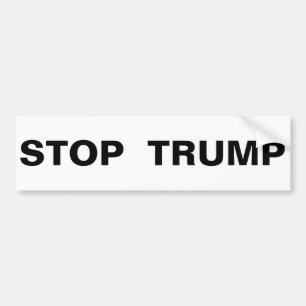 STOP TRUMP BUMPER STICKER
