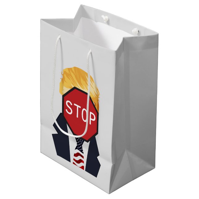 Stop Trump Gift Bag (Front Angled)