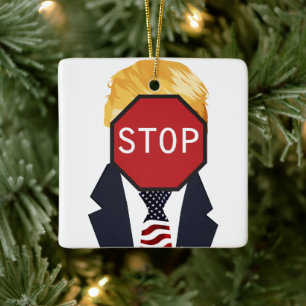Stop Trump Ornament