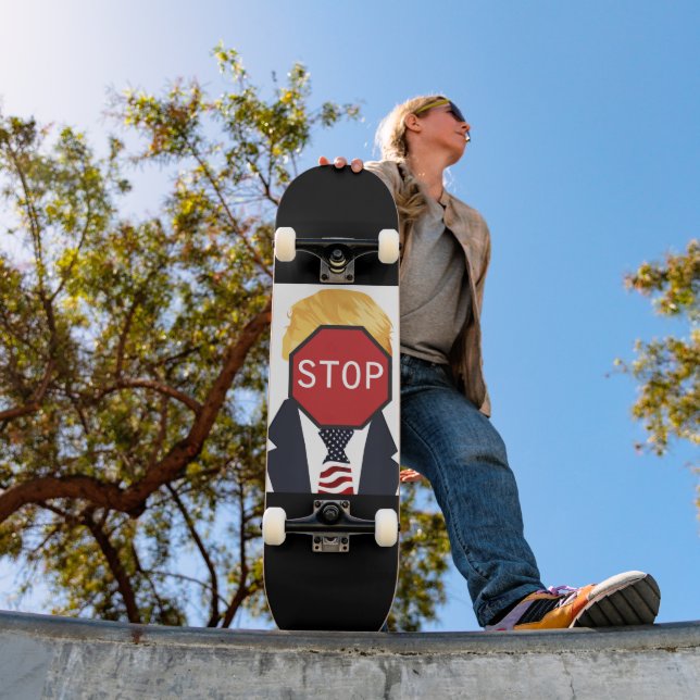 Stop Trump Skateboard (Outdoor 1)