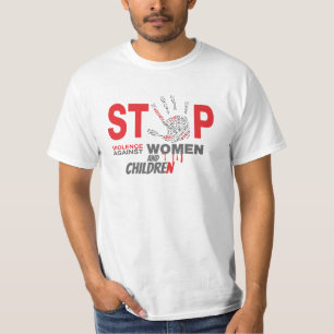 Stop violence against women & children T-shirt, T-Shirt