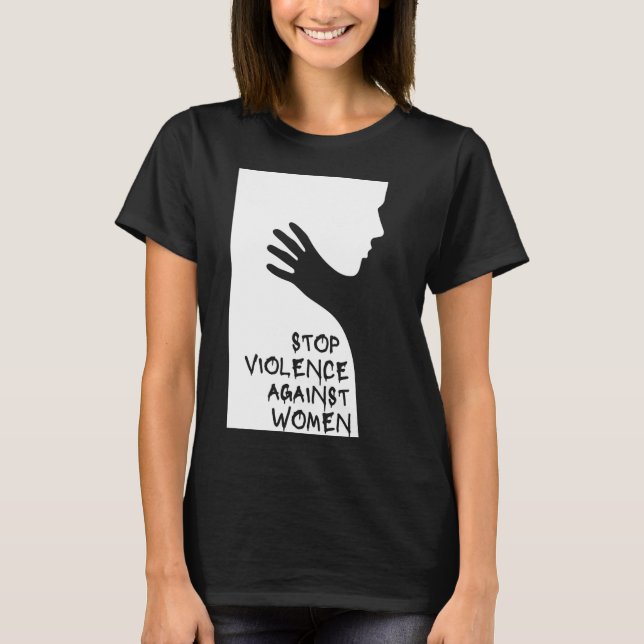 Stop Violence Against Women T-Shirt (Front)