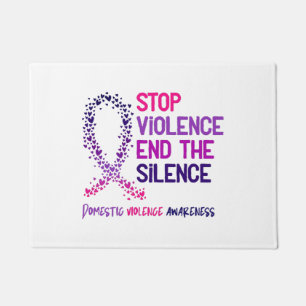 Stop Violence and the Silence Domestic Violence Aw Doormat