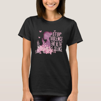 Stop violence end the silence Domestic violence Aw T-Shirt