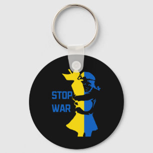 Stop War In Ukraine Stop Bombing Of Ukraine Kid By Key Ring