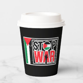 Stop War - Palestinian Lives Matter - Freedom Free Paper Cups
