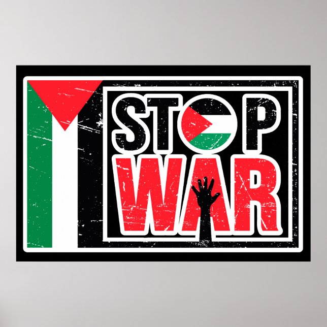 Stop War - Palestinian Lives Matter Freedom Free  Poster (Front)