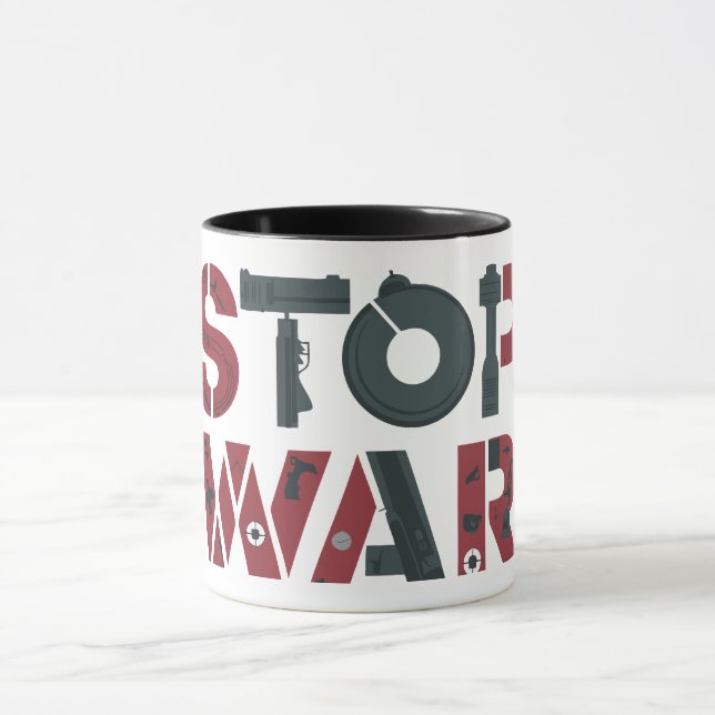 Stop war, Peace  Mug (Center)