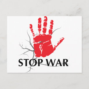 STOP WAR POSTCARD