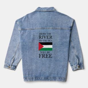 Stop War / Support Gaza & Palestine  Denim Jacket