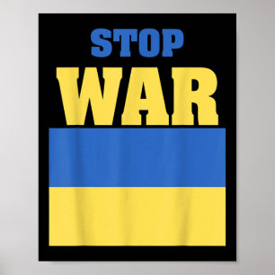 Stop War - Ukraine Poster