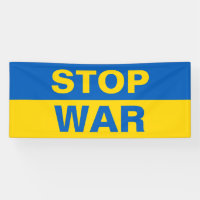 Stop War Ukraine Ukrainian Banner
