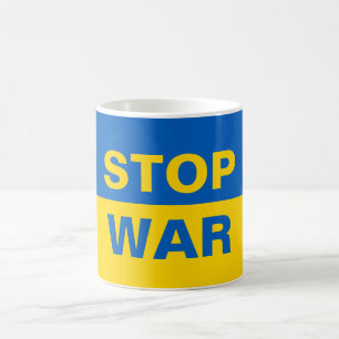 Stop War Ukraine Ukrainian Coffee Mug