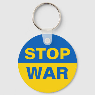 Stop War Ukraine Ukrainian Key Ring