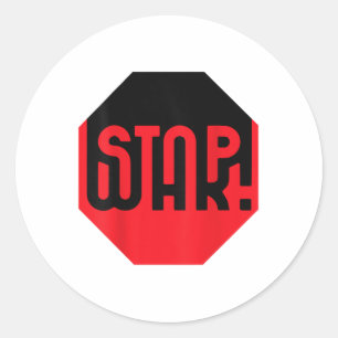 Stop War! Unique Anti-war Design To Stop War Now  Classic Round Sticker