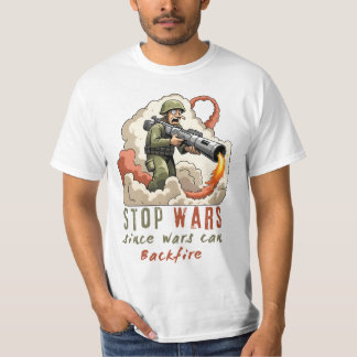 Stop Wars -dgn.1  by Maaya_Prints, Men's Value T-Shirt