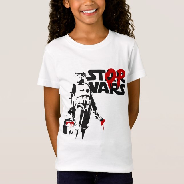 Stop Wars Parody Logo T-Shirt (Front)