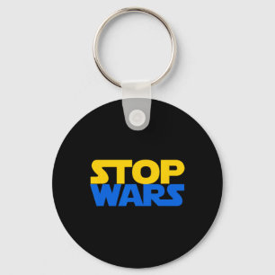 Stop Wars Ukraine Slava Ukrainian Flag Sunflower U Key Ring
