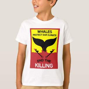 Stop Whale Hunting   Ban Whaling Marine Protection T-Shirt