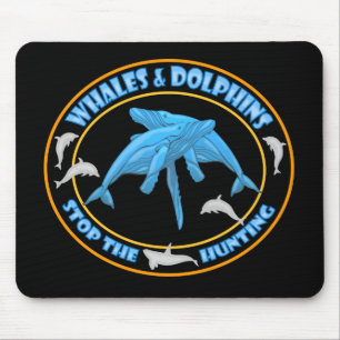 Stop Whale Hunting Mouse Mat