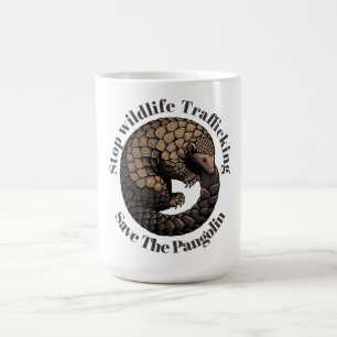 Stop wildlife trafficking - Save the pangolin Coffee Mug