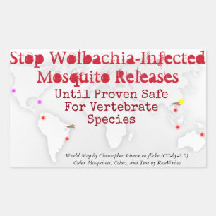 Stop Wolbachia Stickers by RoseWrites
