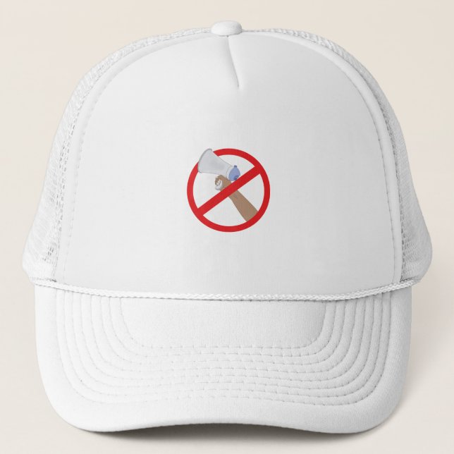 Stop Yelling At Me Trucker Hat (Front)