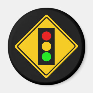 Stoplight Ahead Magnet