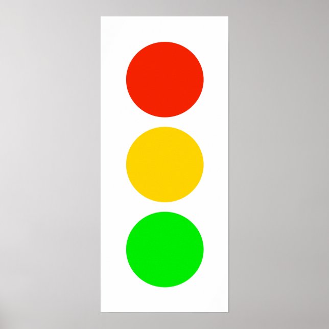 Stoplight Colors Poster (Front)