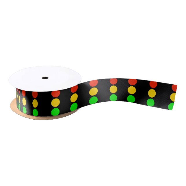 Stoplight Colours Satin Ribbon (Spool)