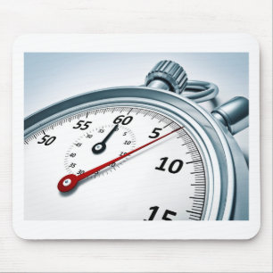 stopwatch mouse mat
