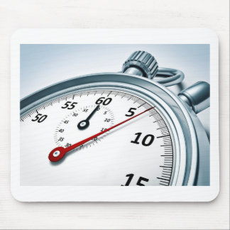 stopwatch mouse mat