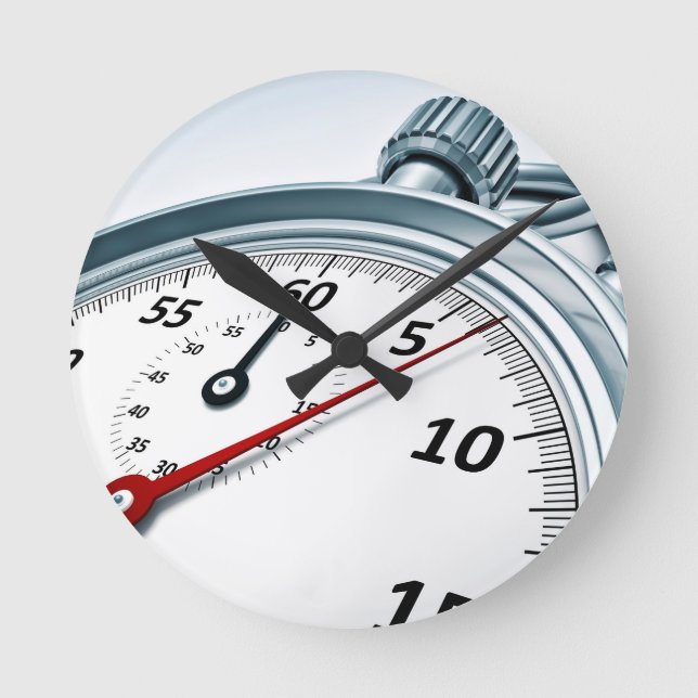 stopwatch round clock (Front)