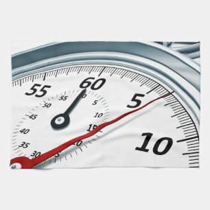 stopwatch tea towel