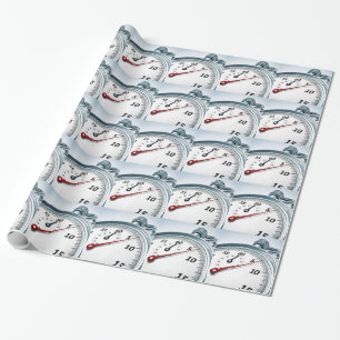 stopwatch wrapping paper