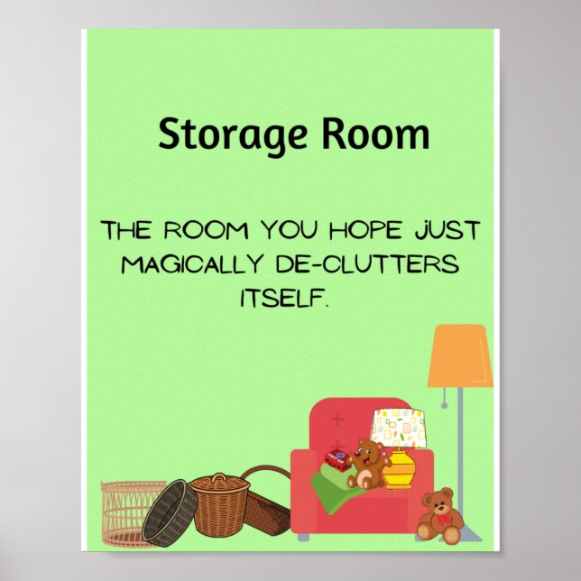 Storage Room.  Poster (Front)