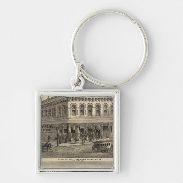 Store, brewery, San Jose Key Ring (Front)