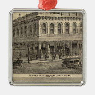 Store, brewery, San Jose Metal Tree Decoration