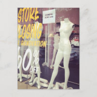 Store Closing Window Mannequins New York City NYC