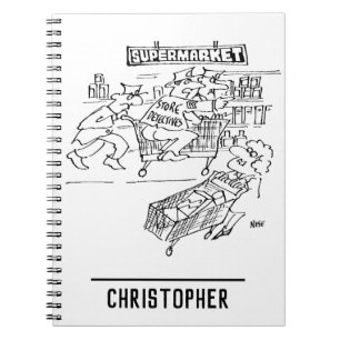 Store Detectives at a Supermarket Notebook