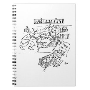 Store Detectives at a Supermarket Notebook