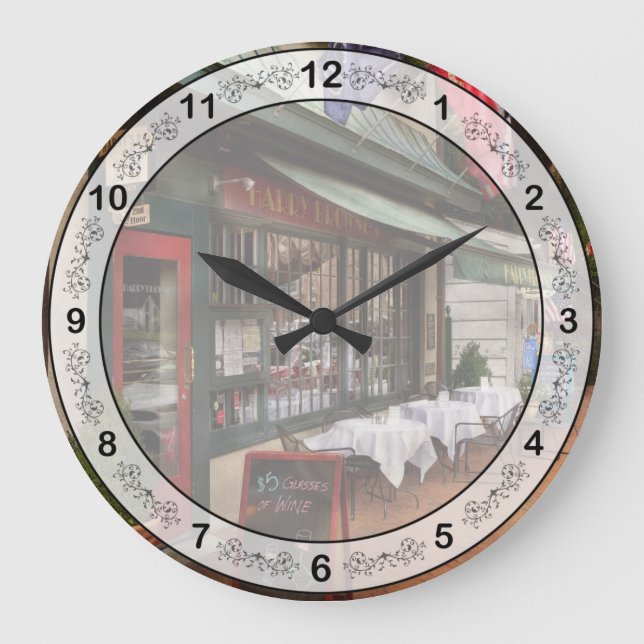Store Front - Annapolis MD - Harry Brownes Large Clock (Front)