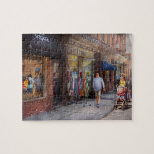 Store Front - Hoboken, NJ - People Jigsaw Puzzle