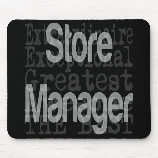 Store Manager Extraordinaire Mouse Mat (Front)
