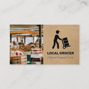 Store Manager   Food Delivery   Farmers Market Business Card