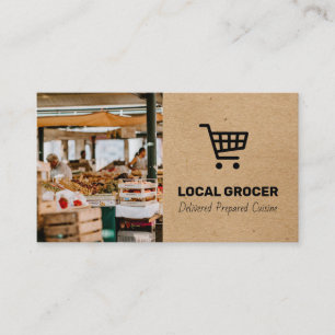 Store Manager   Food Delivery   Farmers Market Business Card
