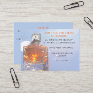  Store/Manufacturer/Design Perfume bottle  Business Card