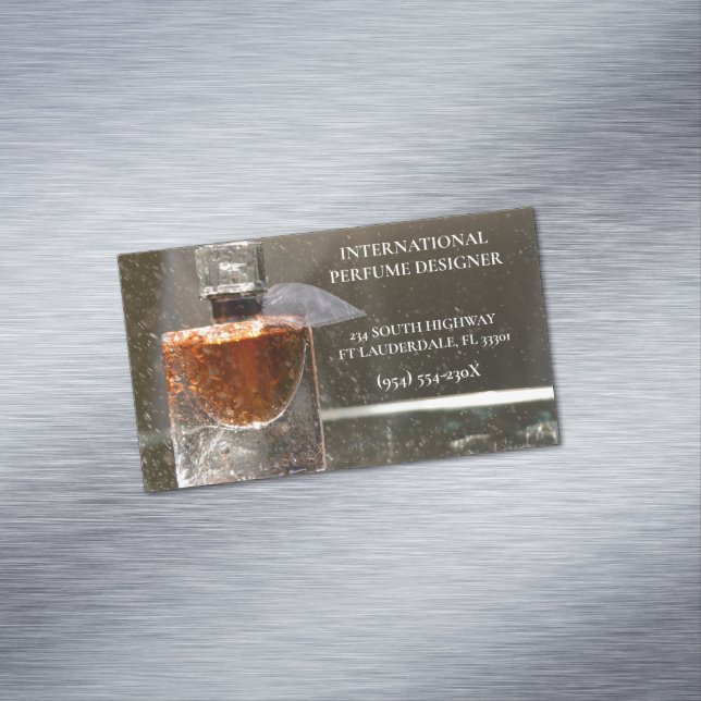  Store/Manufacturer/Design perfume bottle  Magnetic Business Card (In Situ)
