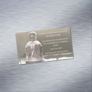  Store/Manufacturer/Design perfume bottle  Magnetic Business Card