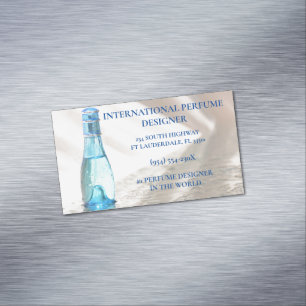 Store/Manufacturer/Design perfume bottle Magnetic Business Card